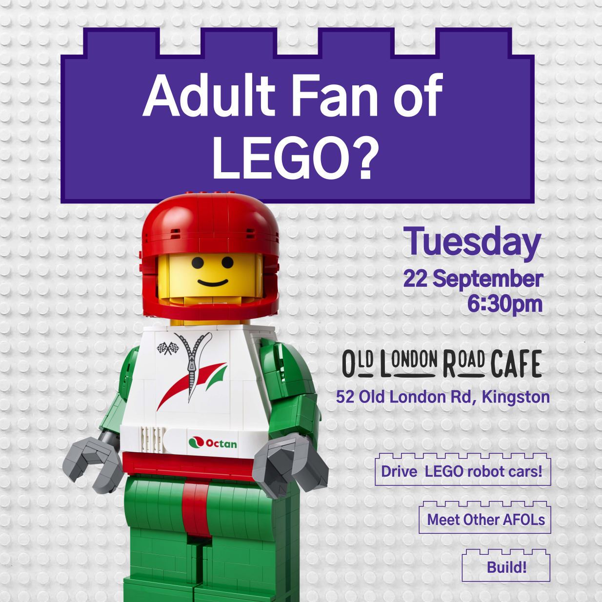 LEGO® Building Evening at Old London Road Cafe