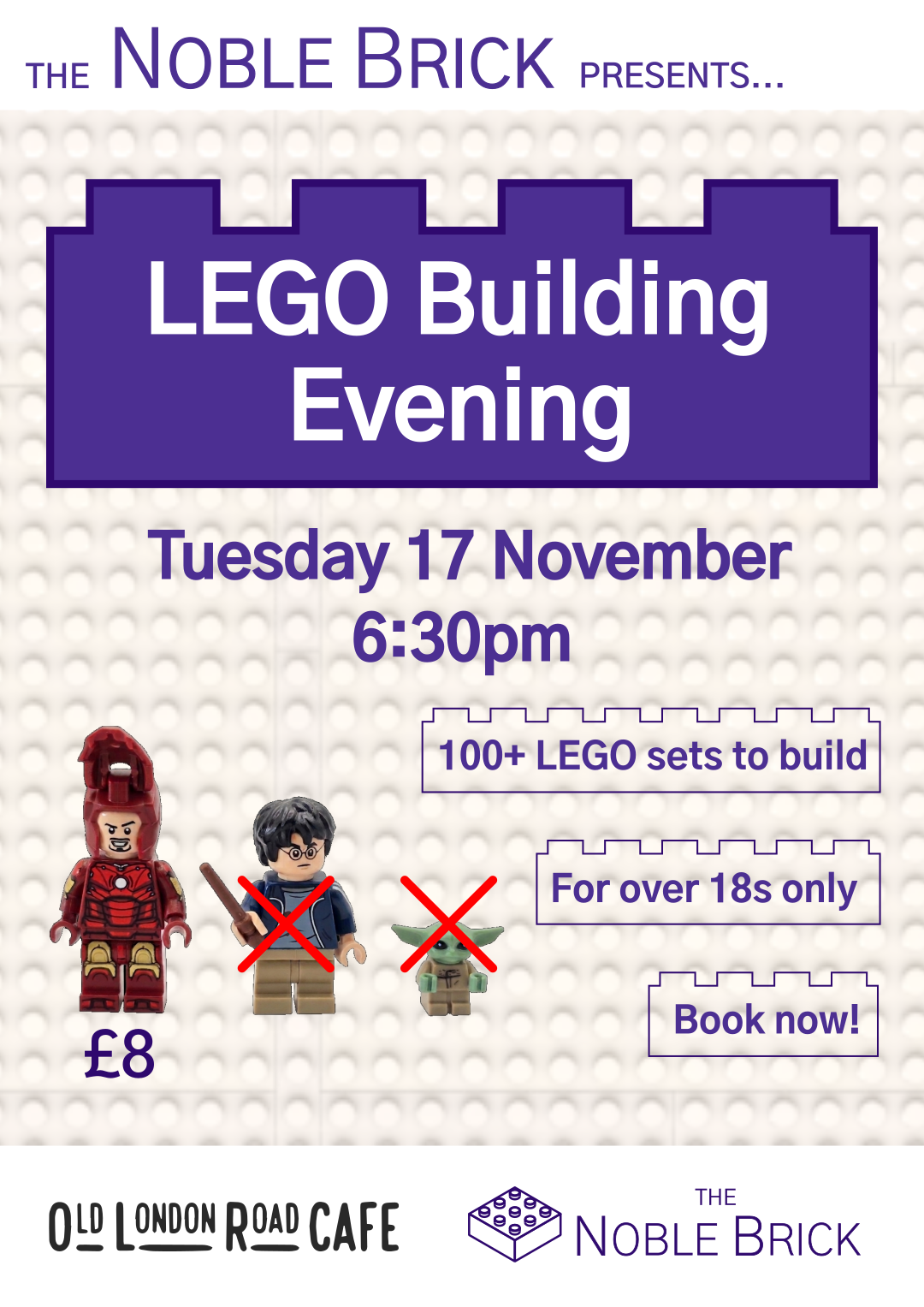LEGO® Building Evening at Old London Road Cafe
